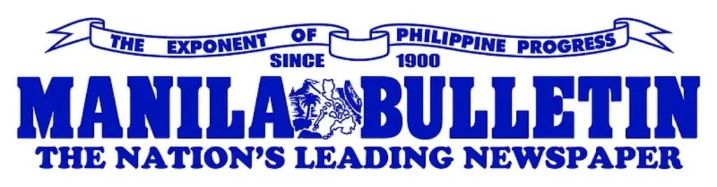 Manila Bulletin logo, “MANILA BULLETIN” in blue with “THE NATION’S LEADING NEWSPAPER” beneath.