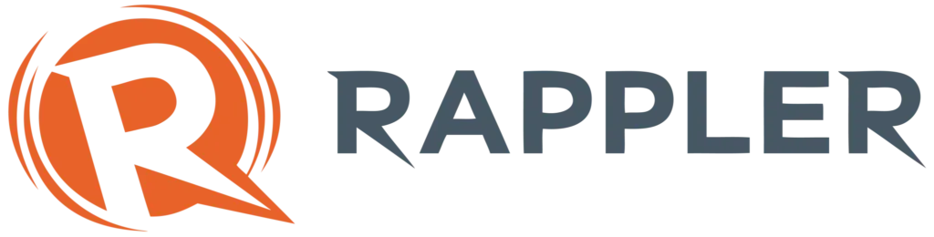 Rappler logo: a stylized “R” emblem beside the word “RAPPLER” in capitals.