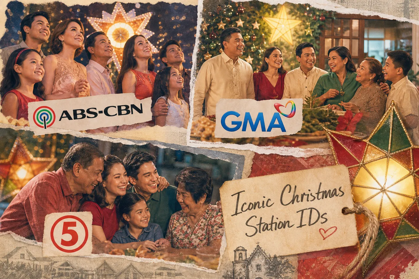 Best Christmas Station IDs of ABS-CBN, GMA Network, and TV5