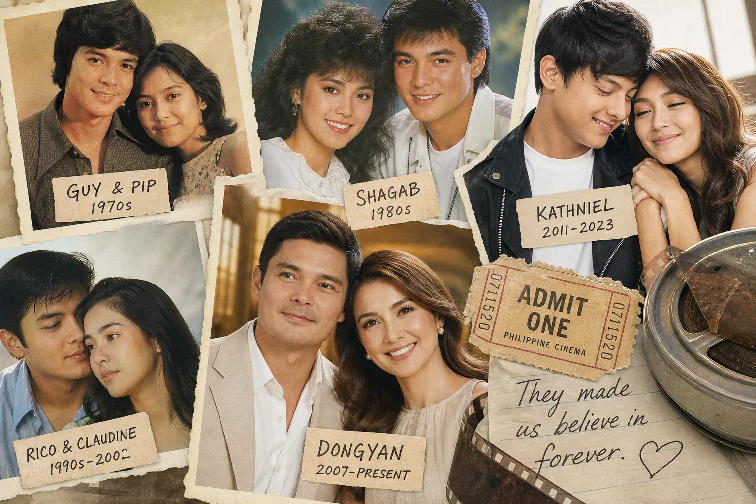 Iconic Filipino Love Teams That Made Us Believe in Forever
