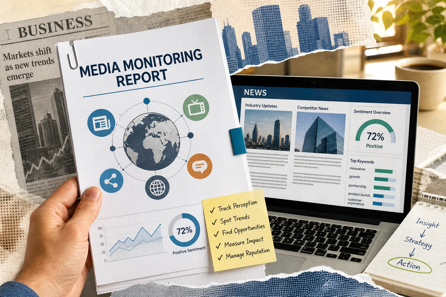 Informed Decisions: How Media Monitoring Reports Benefit Businesses