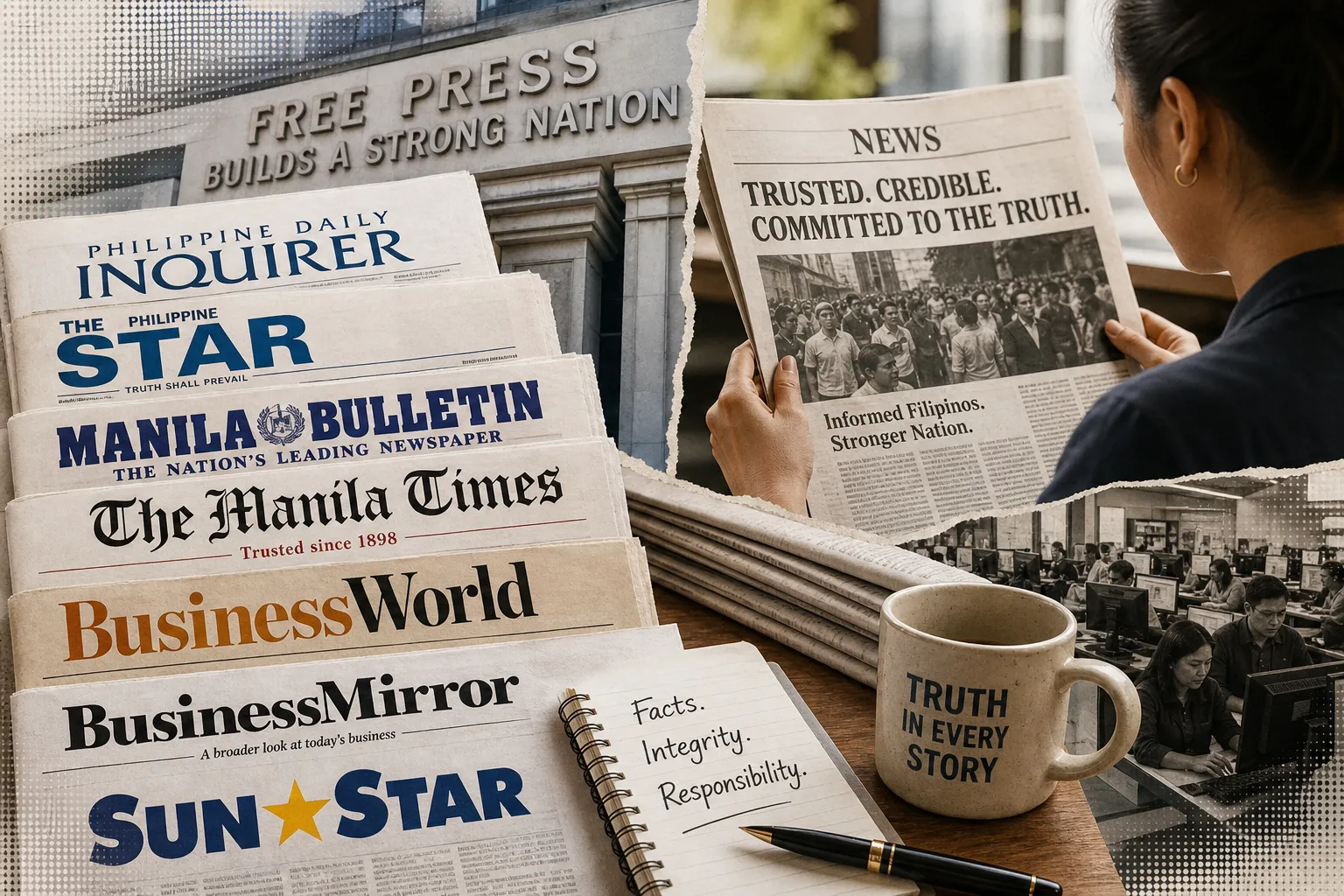 Top 10 Most Trusted Newspaper Publications in the Philippines